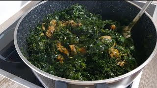 THE EASIEST WAY TO COOK EDIKAIKONG SOUP  VEGETABLE SOUP IGBO STYLE FRESHLY PREPARED MY VERSION [upl. by Baron]