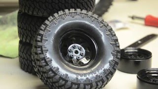 RC4wd Scale Crawler Beadlock Wheel Tips and Tricks [upl. by Arayt]