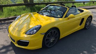 Porsche 981 Boxster S with PSE Porsche Sport Exhaust [upl. by Zysk]