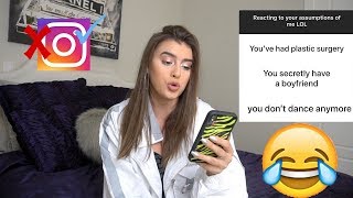 reacting to peoples assumptions of me KALANI HILLIKER [upl. by Garcia]