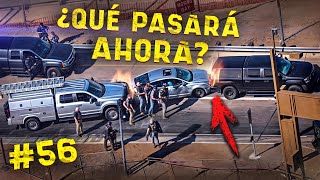 Persecuciones policiales en EEUU pone en peligro al perseguidor y a los automovilistas [upl. by Eustasius60]