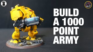 PLAN amp BUILD A 1000 POINT ARMY For Warhammer 40k  What You Need To Get Started amp Play Your 1st Game [upl. by Garceau583]