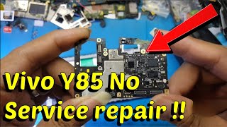 Vivo Y85 No Service repair [upl. by Aisetal567]