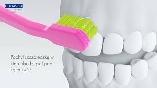 Film instruktażowy  jak używać szczoteczki manualnej Curaprox CS 5460 [upl. by Azeret72]