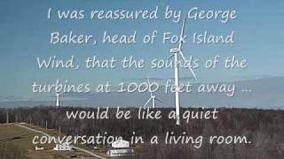 Voices of Vinalhaven Maine wind turbine noise Part 1 [upl. by Gilder]