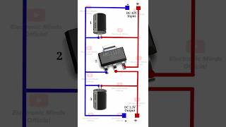 33V Regulator Circuit  SMD AMS1117 Voltage Regulator  12V to 3V electronic [upl. by Kcirrem884]