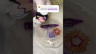 Resin Coaster 💜diycrafts resincoaster diy easyresin resincrafts resinart epoxy diyproject [upl. by Poppas]