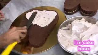 how to make a cake tooth design i m cake house [upl. by Rosel]