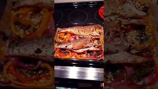 Baked Branzino🍜 cooking seafood ytshorts fyp shorts [upl. by Remos]