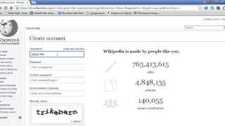 How to Create an Account on Wikipedia [upl. by Zoellick]