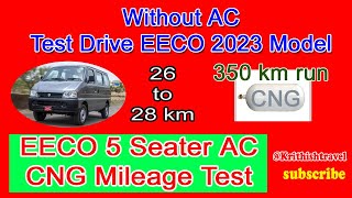 EECO CNG mileage test  tamil  vellore to Mahabalipuram  road trip  full details this videos [upl. by Kreda]