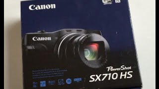 Unboxing Review of Canon PowerShot SX710 HS Camera [upl. by Elleb340]