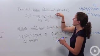 Naming Alkenes  Naming AlkynesHD [upl. by Nhor]