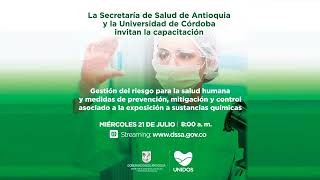 Gestión del riesgo para la salud humana asociado a la exposición de sustancias químicas [upl. by Dupuis125]