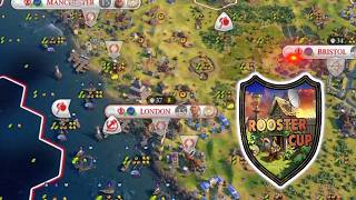 IM PLAYING IN A CIV 6 TOURNAMENT  Civ VI Multiplayer Rooster Cup Qualifier [upl. by Ocirnor339]