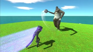 Beast Titan Vs Creepy Monster  Animal Revolt Battle Simulator [upl. by Nyroc]