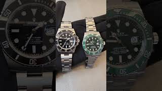 СРАВНЕНИЕ ROLEX SUBMARINER 41MM amp ROLEX HULK 40MM [upl. by Nalahs]