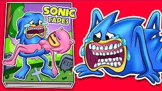 Making RIP SHIN SONIC TAPES Game Book（ Amy Tapes Squishy DIY 소닉 테이프 [upl. by Papotto]