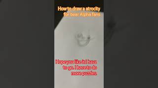 How to draw atrocity from bear Alpha all ages [upl. by Areht]