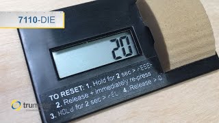 Trumeter 7110DIE Impression Counter [upl. by Alfi]