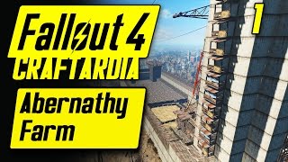 Fallout 4 Abernathy Farm Settlement 1  Base Building Timelapse  Fallout 4 Settlement Building [upl. by Avrenim]