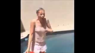 Beth Behrs ALS Ice Bucket Challenge Ice Bucket Challenge [upl. by Yssac553]