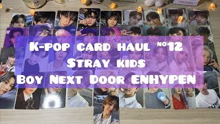 Kpop card haul 12⭐️ Stray kids Boy Next Door ENHYPEN straykids enhypen boynextdoor kpop bts [upl. by Nai]