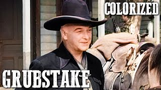 Hopalong Cassidy  Grubstake  EP44  COLORIZED  Percy Helton  Series [upl. by Hevak746]