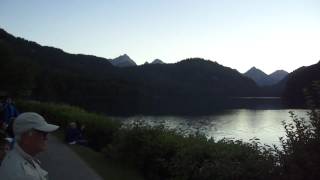 Alphorn music echoing at Alpsee Lake in Hohenschwangau Bavaria [upl. by Maitland]