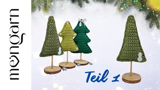 🎄Tannenbaum Dekoration Weihnachten einfach häkeln Teil 1 [upl. by Travis986]