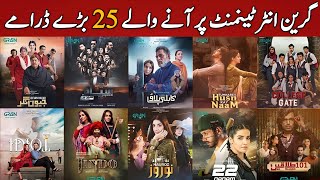 25 Green Entertainment Upcoming Dramas  Dramaz ETC [upl. by Onilegna]