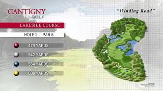 Cantigny Golf Club Lakeside Hole 2 [upl. by Cagle]