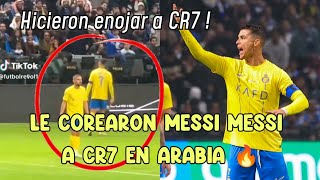 HICIERON ENOJAR A CRISTIANO RONALDO EN ARABIA AL COREARLE EL MESSI MESSI 🔥 [upl. by Aretak]