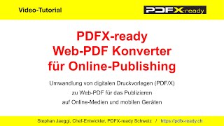 PDFX ready Web PDF Konverter [upl. by Rizan379]