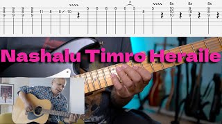 Nashalu Timro Heraile  Jyoti Ghimire  Guitar Lesson with TABS [upl. by Bren]