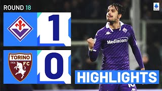 FIORENTINATORINO 10  HIGHLIGHTS  Ranieri secures narrow win for La Viola  Serie A 202324 [upl. by Glen155]