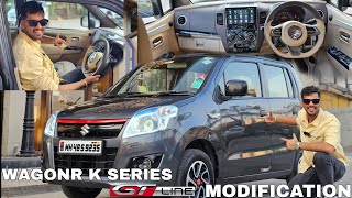 INDIAS BEST MODIFICATION OF WAGONR K SERIES2014 MODEL [upl. by Atilek]