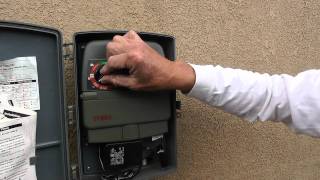 How to adjust your sprinkler control panel [upl. by Noemad157]