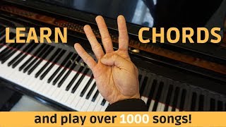 Learn 4 Easy Chords to Quickly Play Thousands of Songs [upl. by Nomolas]