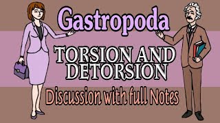 Gastropoda Torsion amp Detorsion Full Notes With Discussion [upl. by Hgieloj]