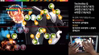 No Fever DJMAX TECHNIKA Q  Fermion  4Line Expert All Max 100 By SANGKM [upl. by Aillimac]