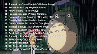 Ghibli Piano Collection Relaxing Piano Music  Studying Coffee Reading Healing  Ghibli Music [upl. by Long]