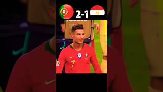 Portugal vs Egypt  21  match highlights Ronaldo destroy Egypt 🥶 Ronaldo vs Salah shorts [upl. by Eneroc830]