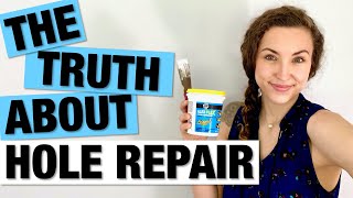 HOW TO FIX A SMALL HOLE IN THE WALL Fast and Easy Drywall Anchor Hole Repair [upl. by Ecirtal]