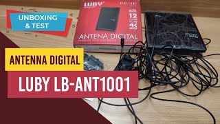 Unboxing Antena TV Digital Indoor dan Outdoor Luby LBANT1001 [upl. by Travus]