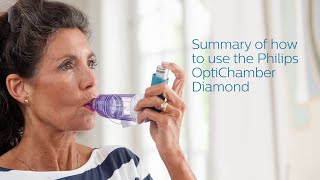 Summary of how to use the Philips Respironics OptiChamber Diamond [upl. by Naig100]