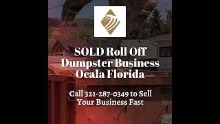 Sold Roll Off Dumpster Business [upl. by Sirenay]