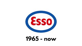 Esso Gas Logo History Timeline [upl. by Lipp236]