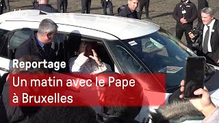 Des Bruxellois à la rencontre du Pape [upl. by Etnomed444]