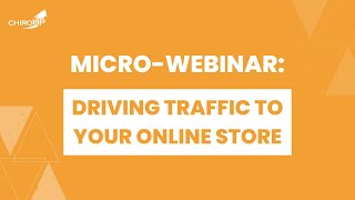 Driving Traffic To Your Online Store with ChiroUp [upl. by Iht]